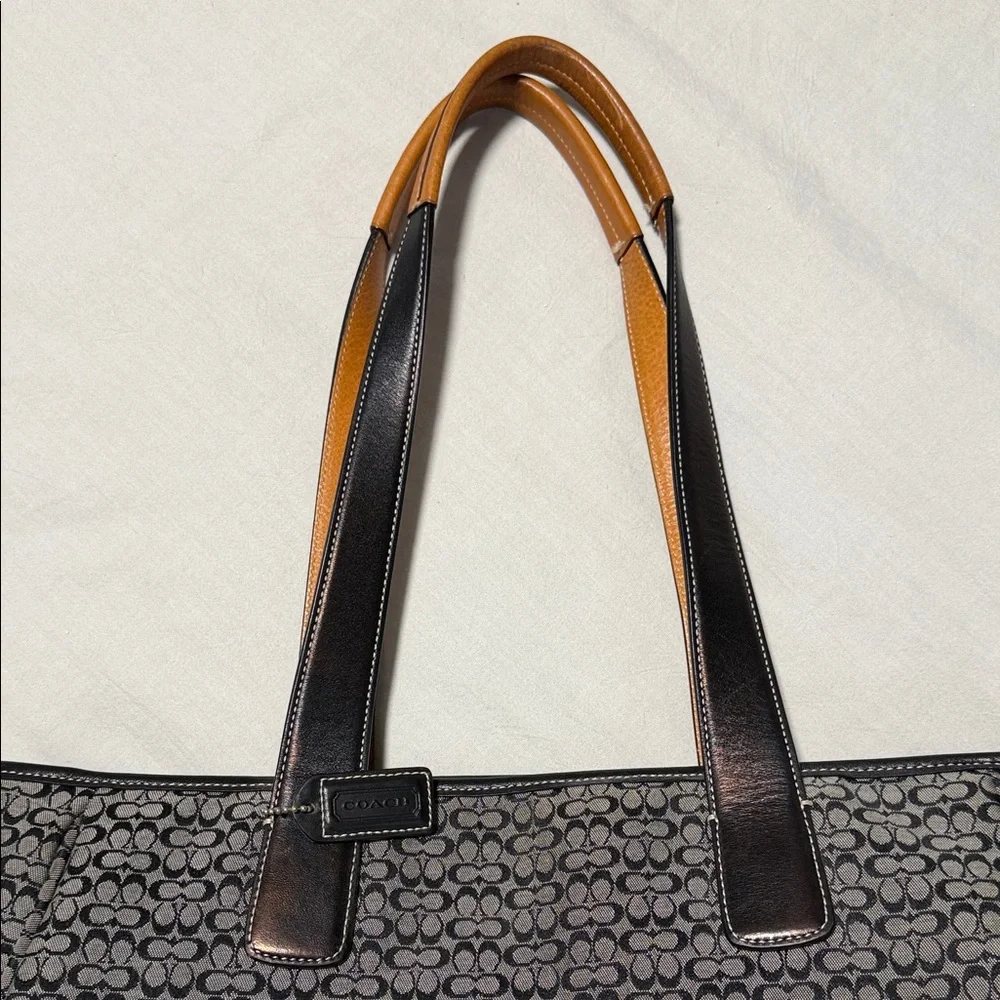 Coach Monogram Jacquard Diaper Bag